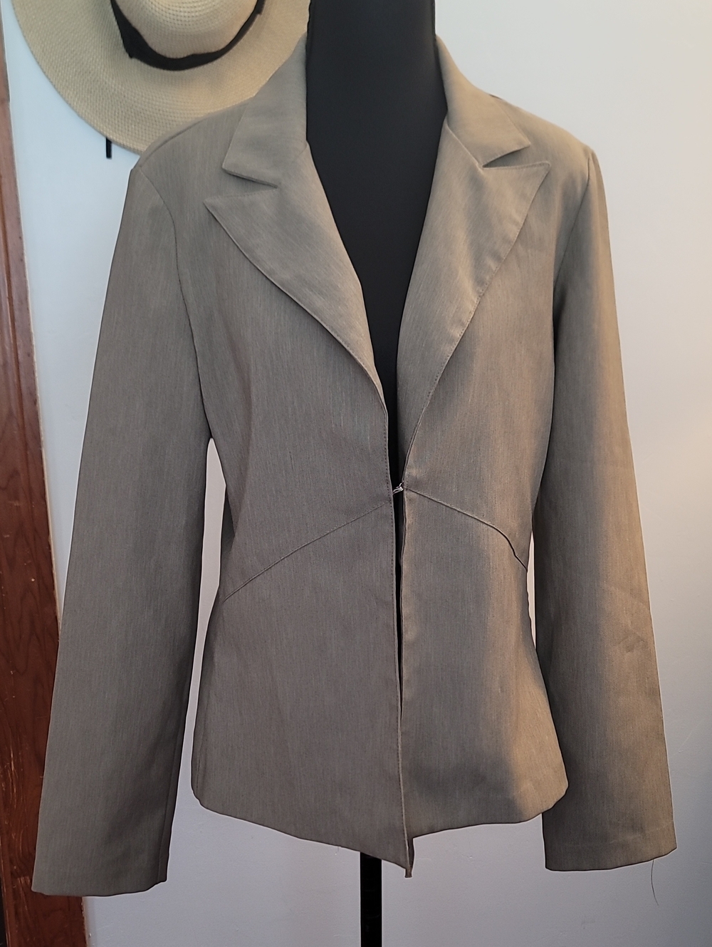 A. Byer Tan-Taupe Tailored Blazer Jacket